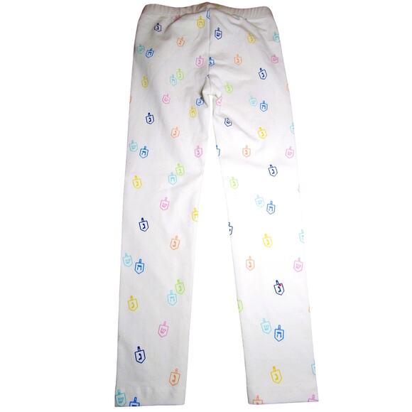 Cat & Jack Girl’s Pants Cream Music Notes Print Cotton Elastic Waist Size 4/5 - Picture 3 of 6